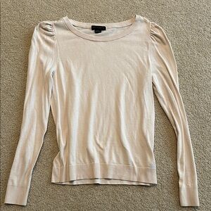 Sanctuary Cream Puff Sleeve Fitted Blouse